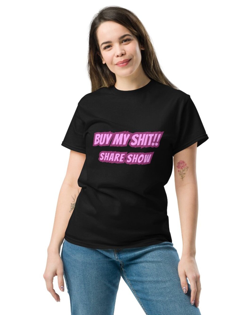 NWT - Sizes S to 3xl Buy My Sh*t Share Show Tee - Support the Struggle - Picture 2 of 7